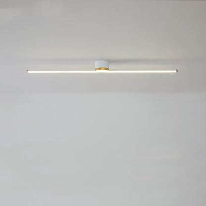 LumaLinea - Moderne Lineare LED-Deckenleuchte in Schwarz und Weiß für Schlaf- und Wohnzimmer