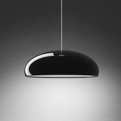 LichtFlair | Moderne LED Pendelleuchte Schwarz/Weinrot/Orange/Weiß - Metall Wohn/Schlafzimmer