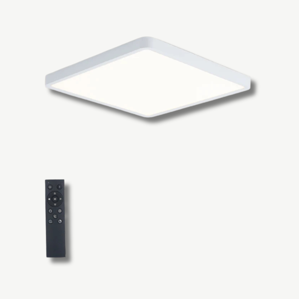 Belloraa | Intelligente LED-Deckenleuchte mit Holzmaserung, App-Steuerung, Sprachsteuerung, Fernbedienung