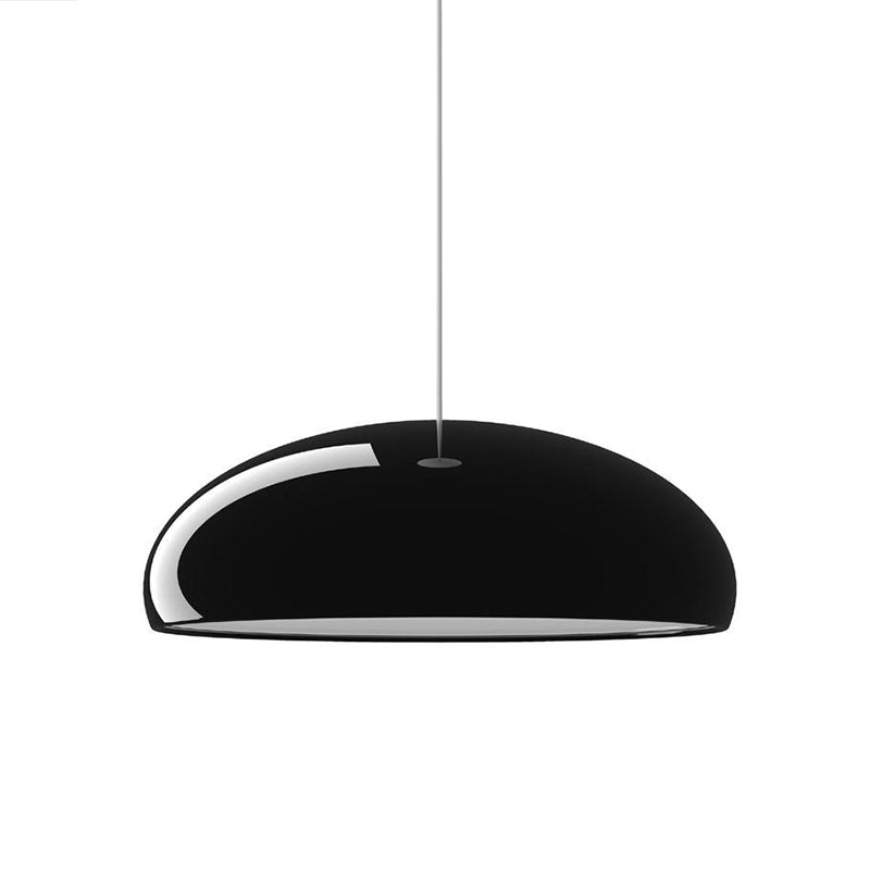 LichtFlair | Moderne LED Pendelleuchte Schwarz/Weinrot/Orange/Weiß - Metall Wohn/Schlafzimmer