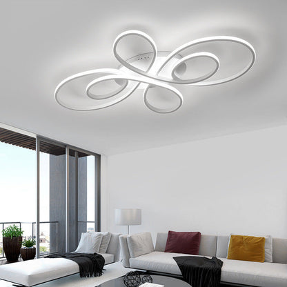 LumaPure | Modern Ring LED Deckenleuchte Schwarz/Weiß