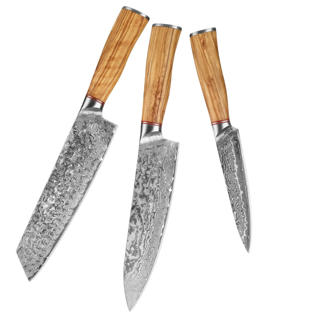 Damastor | Damastmesser-Set – Ultra-scharfe Klingen aus Premium-Damaststahl