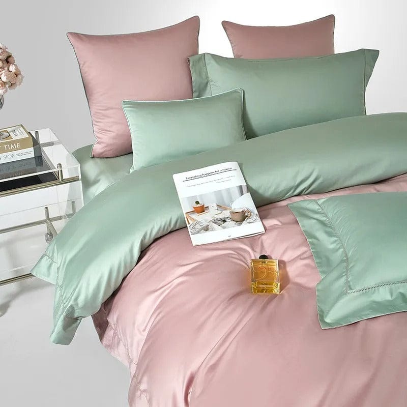 Dream Sage Blush – Bettwäsche-Set aus ägyptischer Baumwolle
