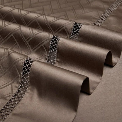Elegance Brown – Bettwäsche-Set aus ägyptischer Baumwolle