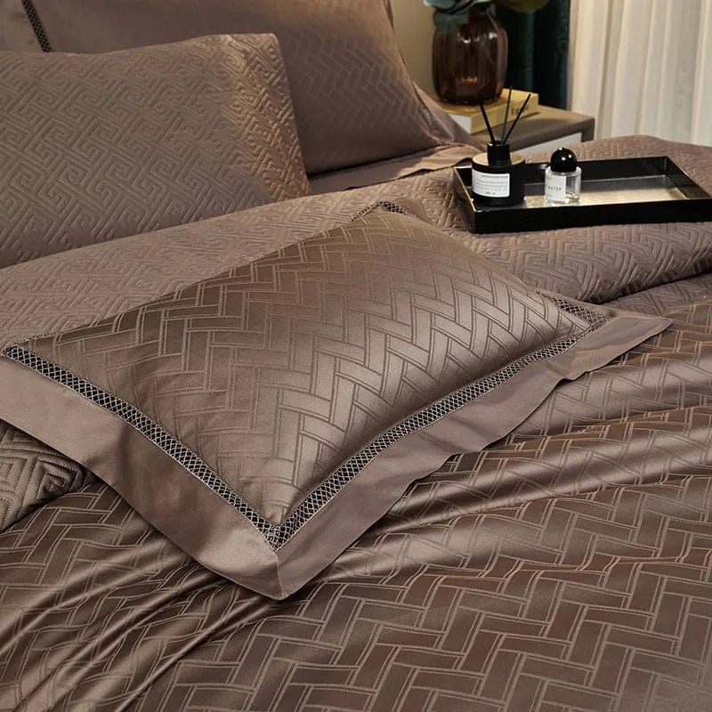 Elegance Brown – Bettwäsche-Set aus ägyptischer Baumwolle