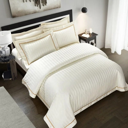 Prestige Weiss – Bettwäsche-Set aus ägyptischer Baumwolle