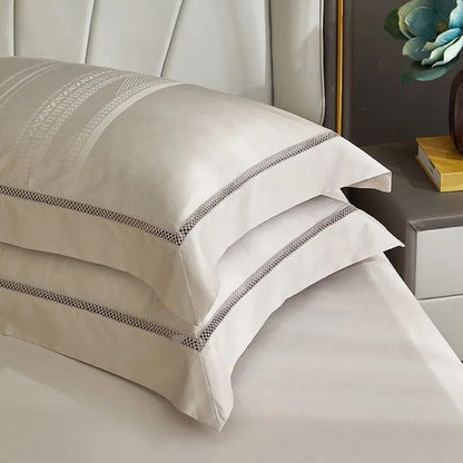 Elegance Champagne – Bettbezugset aus ägyptischer Baumwolle