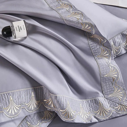 Luxxe Grey – Bettwäsche-Set aus ägyptischer Baumwolle