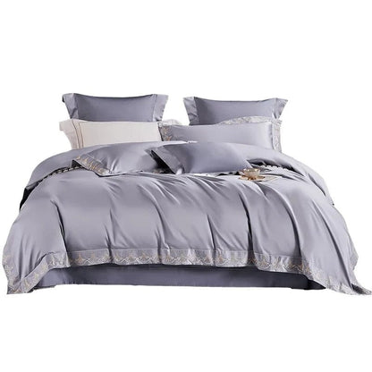 Luxxe Grey – Bettwäsche-Set aus ägyptischer Baumwolle