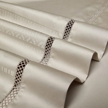Elegance Champagne – Bettbezugset aus ägyptischer Baumwolle