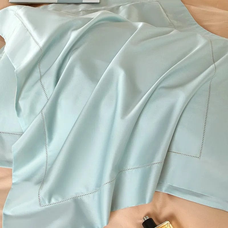 Dream Peach Blue – Bettwäsche-Set aus ägyptischer Baumwolle