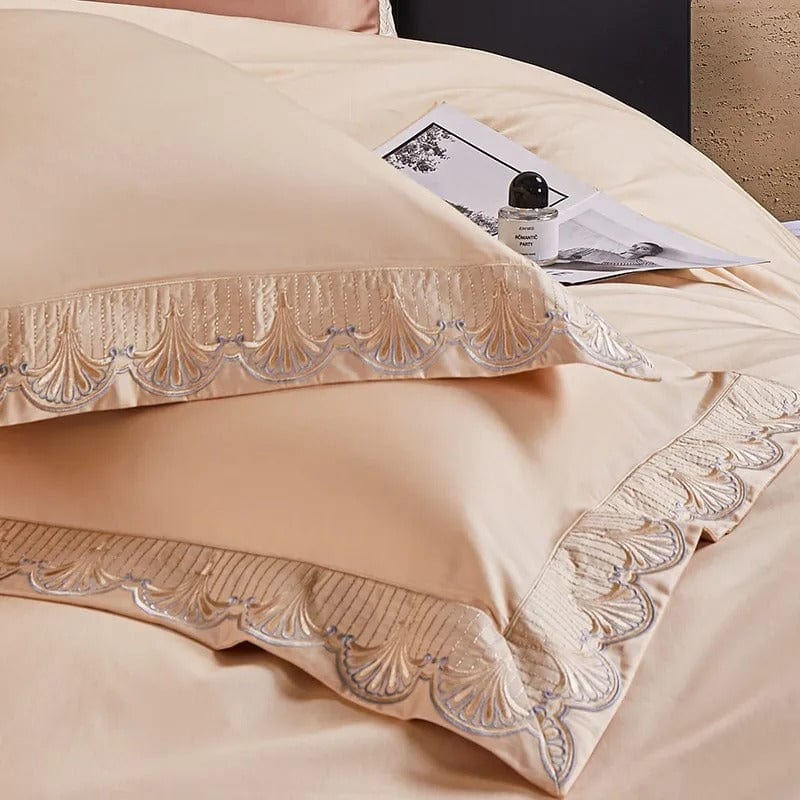 Luxxe Peach – Bettbezugset aus ägyptischer Baumwolle