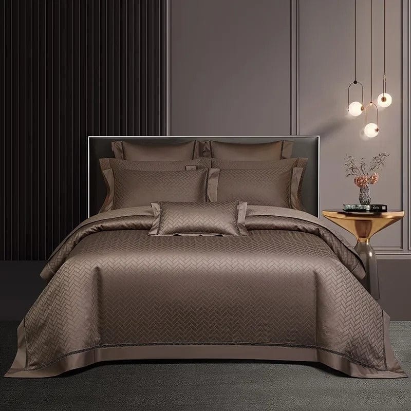 Elegance Brown – Bettwäsche-Set aus ägyptischer Baumwolle