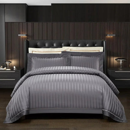 Prestige Grau – Bettwäsche-Set aus ägyptischer Baumwolle