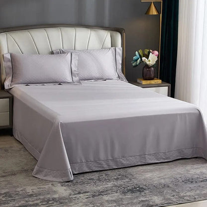 Elegance Silver – Bettdeckenbezug-Set aus ägyptischer Baumwolle