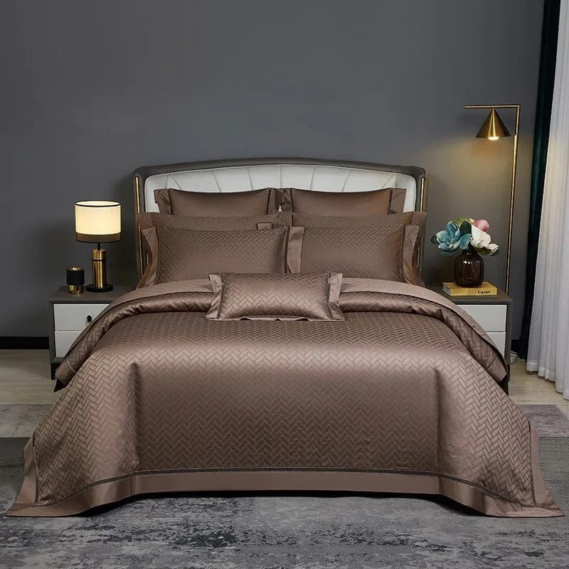 Elegance Brown – Bettwäsche-Set aus ägyptischer Baumwolle