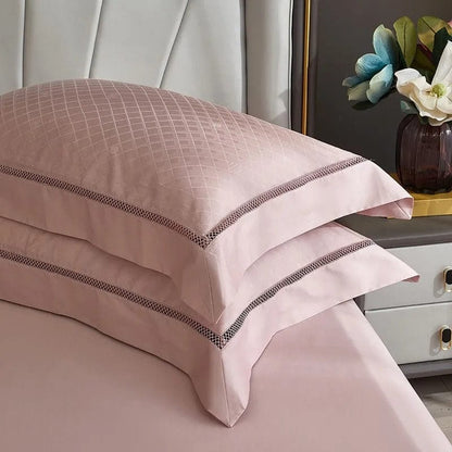 Elegance Blush – Bettwäsche-Set aus ägyptischer Baumwolle