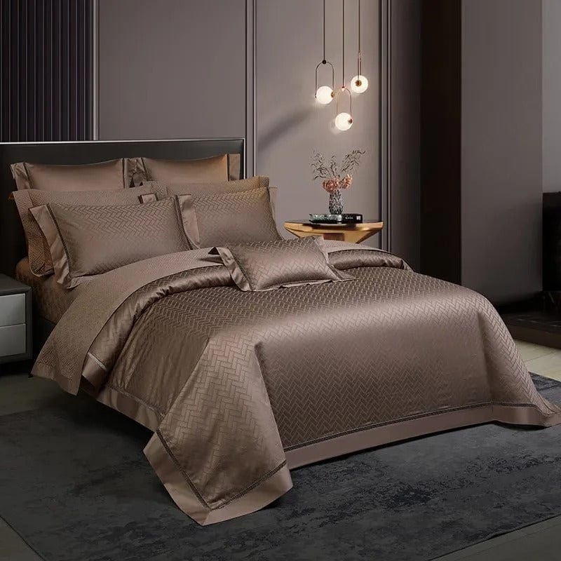 Elegance Brown – Bettwäsche-Set aus ägyptischer Baumwolle