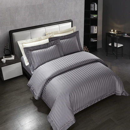 Prestige Grau – Bettwäsche-Set aus ägyptischer Baumwolle