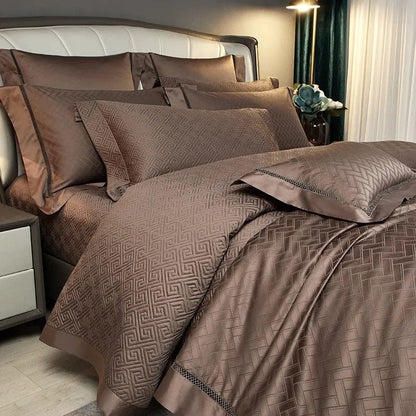Elegance Brown – Bettwäsche-Set aus ägyptischer Baumwolle