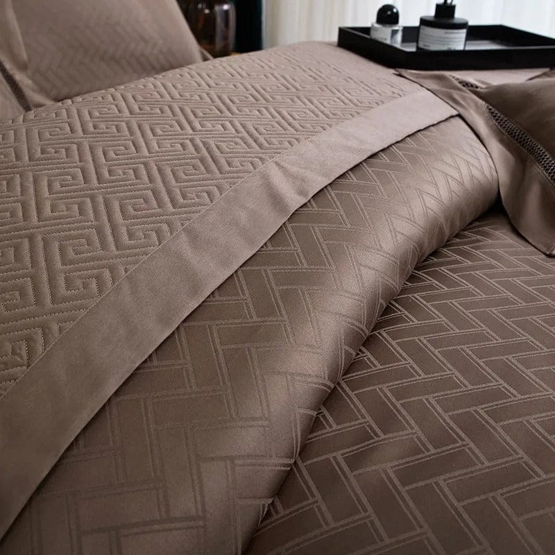 Elegance Brown – Bettwäsche-Set aus ägyptischer Baumwolle