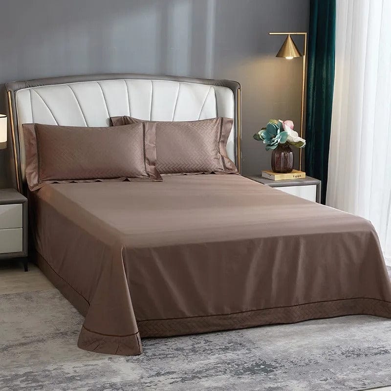 Elegance Brown – Bettwäsche-Set aus ägyptischer Baumwolle