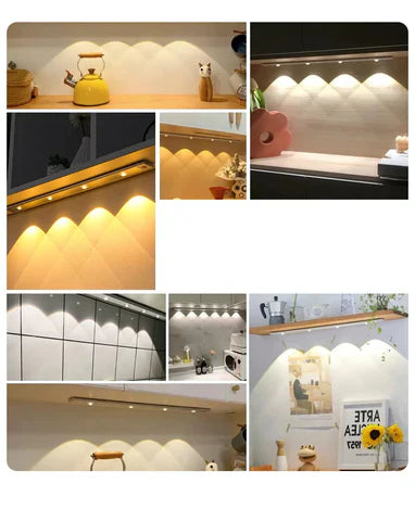 EasyStick | Kabellose Smart LED-Leuchte – Bewegungsmelder Lichtleiste mit Akku, Energiesparend & Dimmbar, Einfache Montage, Größen 20–80 cm