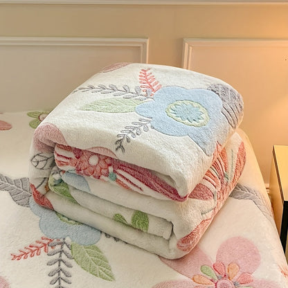 Blumenflanell-Decke - Weich, Warm und Fleckenbeständig