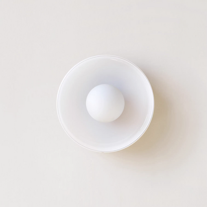 LumoCirca | Runde LED-Deckenleuchte – Minimalistische Glaslampe, Modernes Design, Energieeffizient