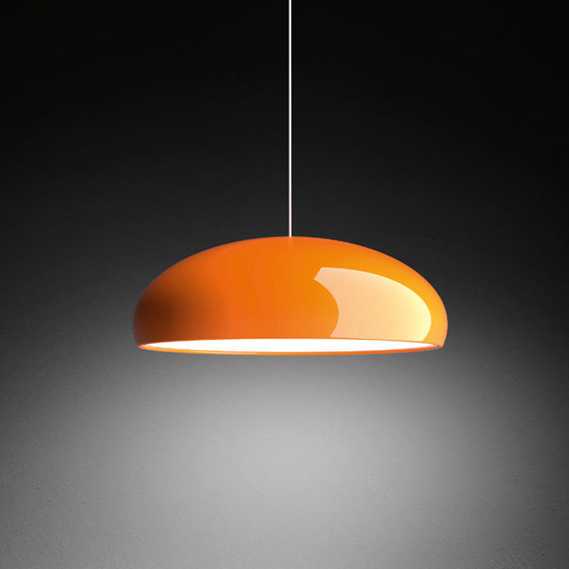 LichtFlair | Moderne LED Pendelleuchte Schwarz/Weinrot/Orange/Weiß - Metall Wohn/Schlafzimmer