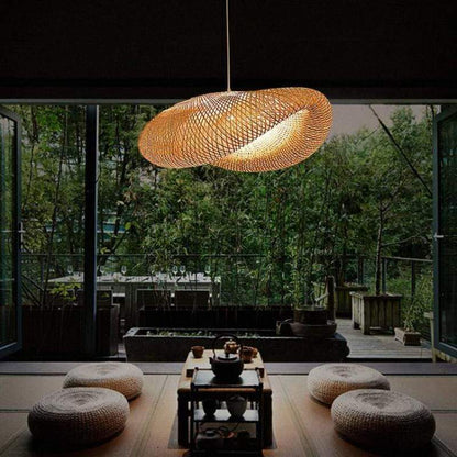 ZenAura | Bamboo LED Pendelleuchte