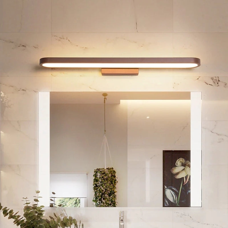 LichtFlair | Moderne Lineare Wandleuchte - Schlafzimmer/Badezimmer Metall