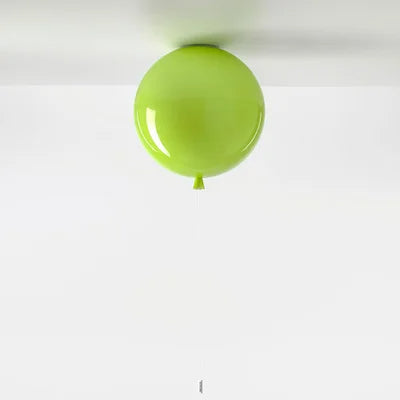 Evelien Balloon | LED Kinderzimmerlampe – Moderne Deckenleuchte in Ballonform, Acryl, Farben Blau/Rot/Gelb/Grün/Weiß