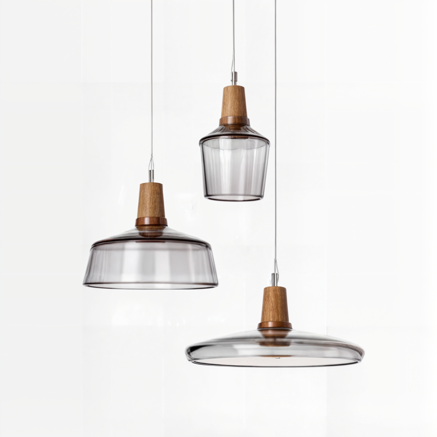 Aurora Eleganz - Moderne Nordic Glas-Hängeleuchte für Wohnräume