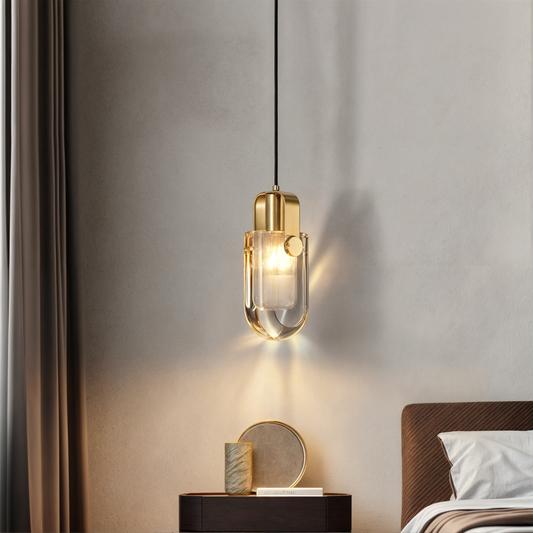 CrystalLume | Oval – Elegante Kristall-Pendelleuchte