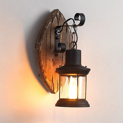 Industrielle Vintage LED Wandlampe