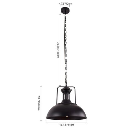 LumoDome | Industrielle Kuppel-Pendelleuchte