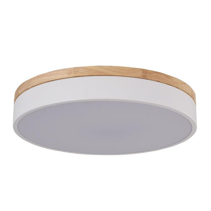 TrommelGlow LED-Deckenleuchte | Moderne dimmbare Deckenlampe mit mattem Glas, integrierter LED