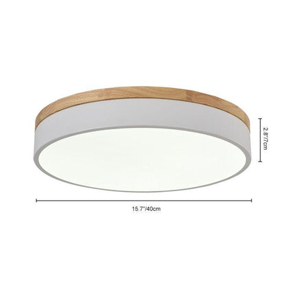 TrommelGlow LED-Deckenleuchte | Moderne dimmbare Deckenlampe mit mattem Glas, integrierter LED