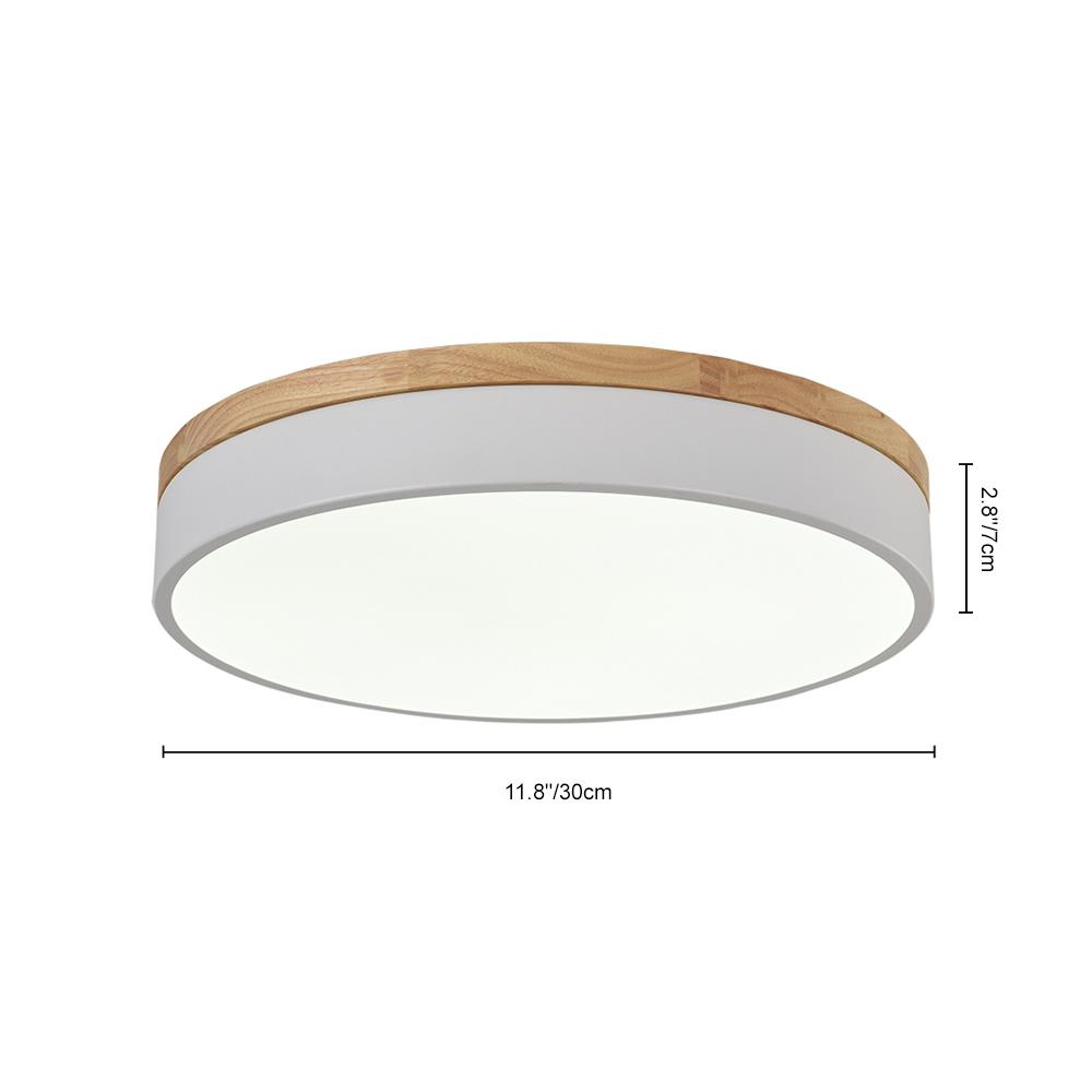 TrommelGlow LED-Deckenleuchte | Moderne dimmbare Deckenlampe mit mattem Glas, integrierter LED