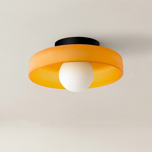 LumoCirca | Runde LED-Deckenleuchte – Minimalistische Glaslampe, Modernes Design, Energieeffizient