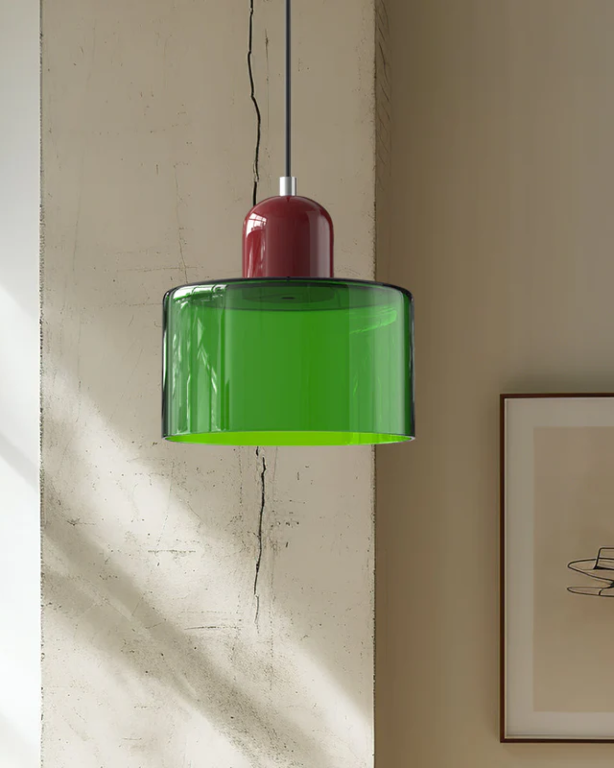 FormaLicht | Deckenleuchte – Minimalistische Glaslampe, Modernes Japandi Design