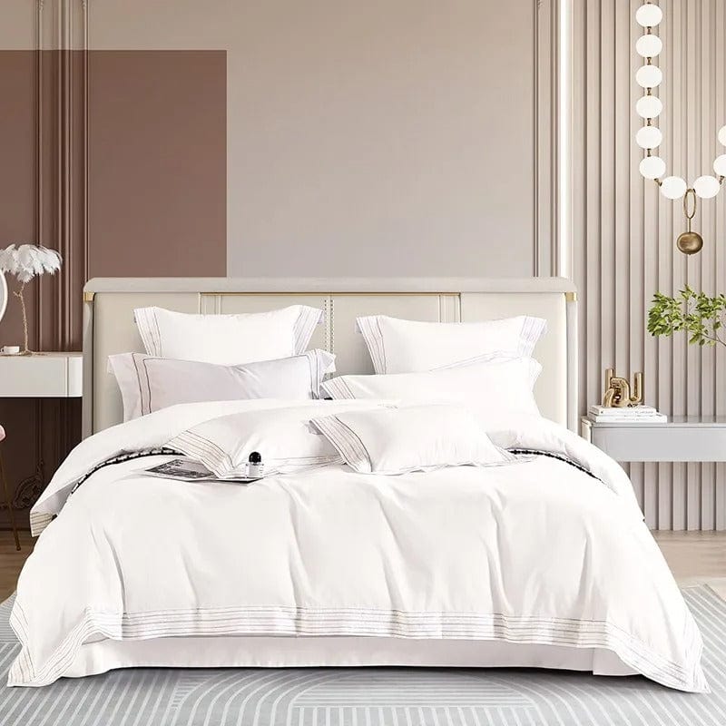 Luxxe White – Bettbezugset aus ägyptischer Baumwolle