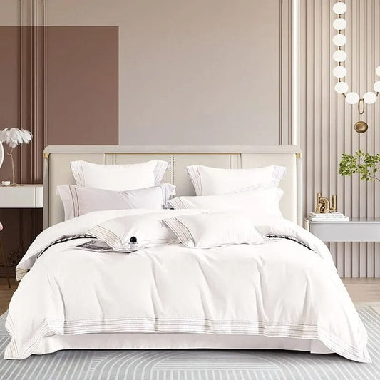 Luxxe White – Bettbezugset aus ägyptischer Baumwolle