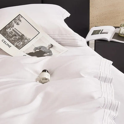 Luxxe White – Bettbezugset aus ägyptischer Baumwolle
