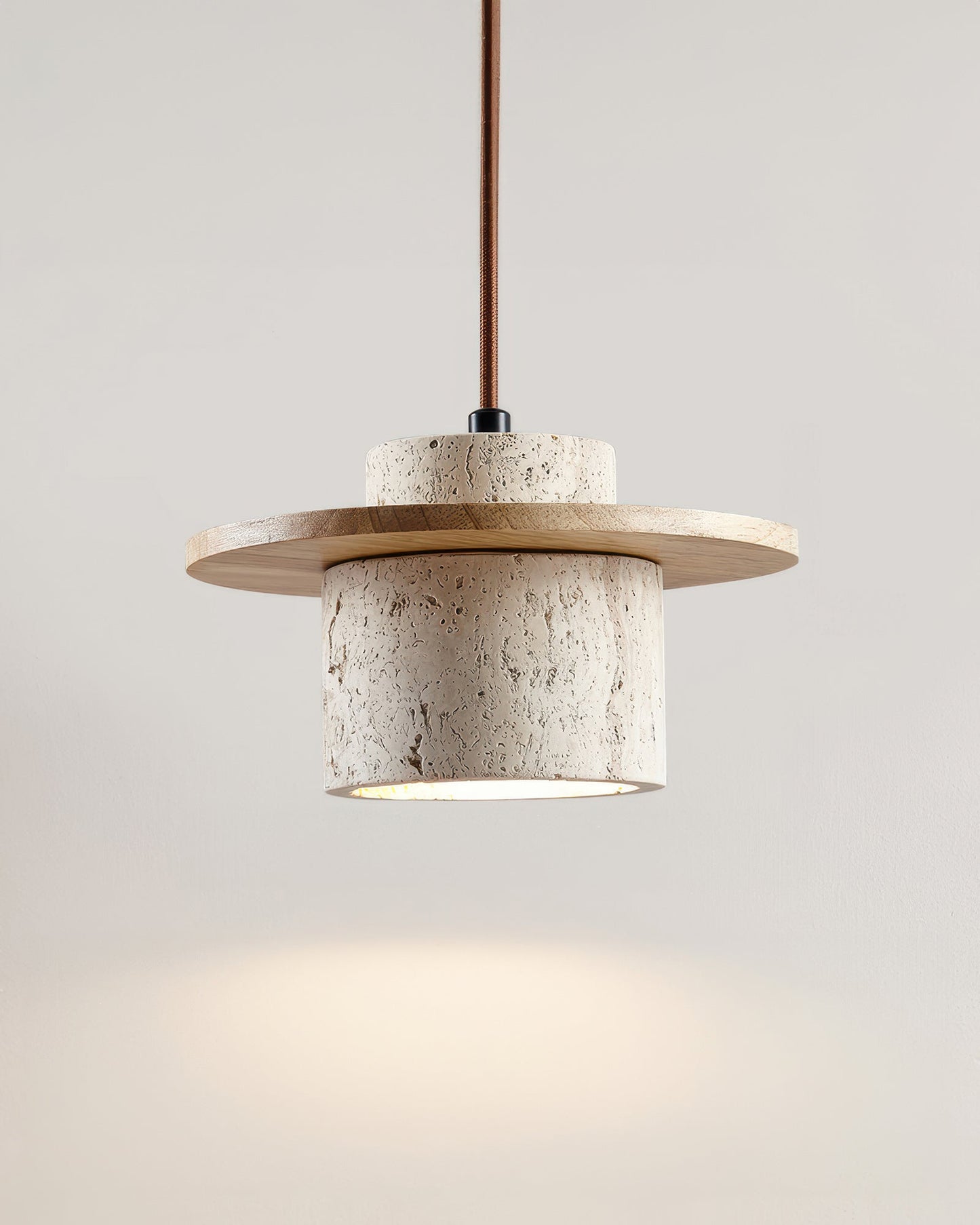 LumaStone | Die minimalistische Pendelleuchte aus Naturstein und Holz