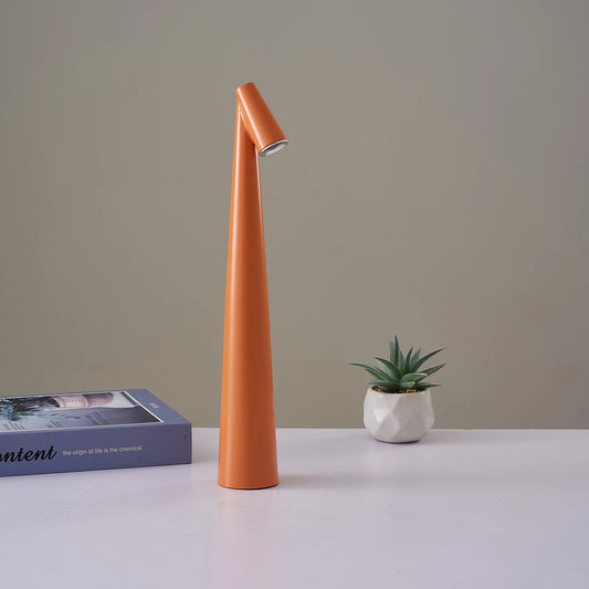 AuroraTouch | LED-Tischlampe – Kabellose Nordic Minimalistische Touch-Lampe mit 3-Stufen-Dimmung für Wohnzimmer, Schlafzimmer & Büro, Akku bis 10h