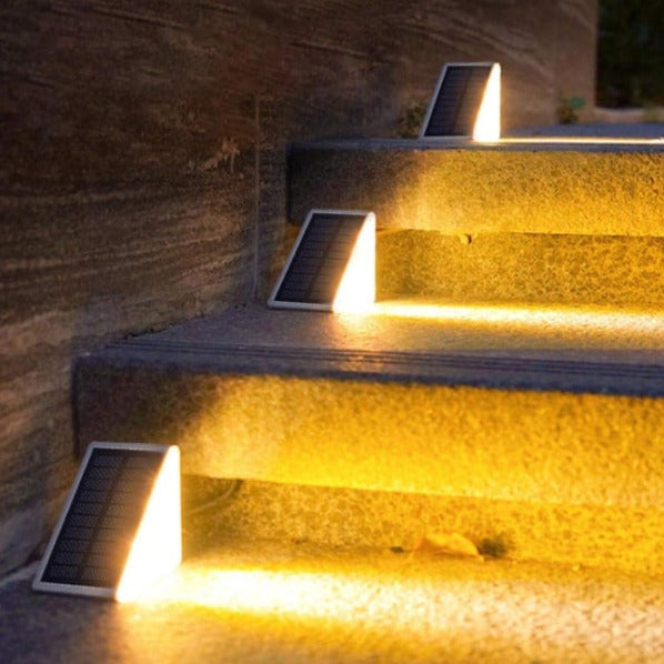 TreppenLicht Eco | Nachhaltige Solarstufenlichter mit wetterfestem Design - 8er/16er/24er Pack