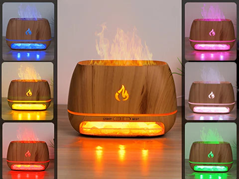 CrystalAir – 3-in-1 Salzstein Aroma Diffuser