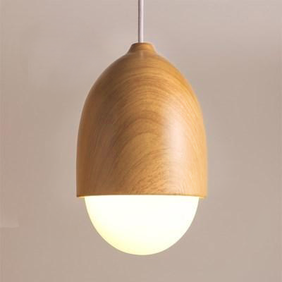LumiEiche | Magische Pendelleuchte aus Holz und Glas